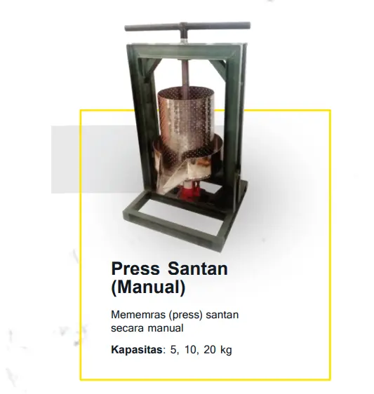 Mesin Press Santan (Manual) - Image 1