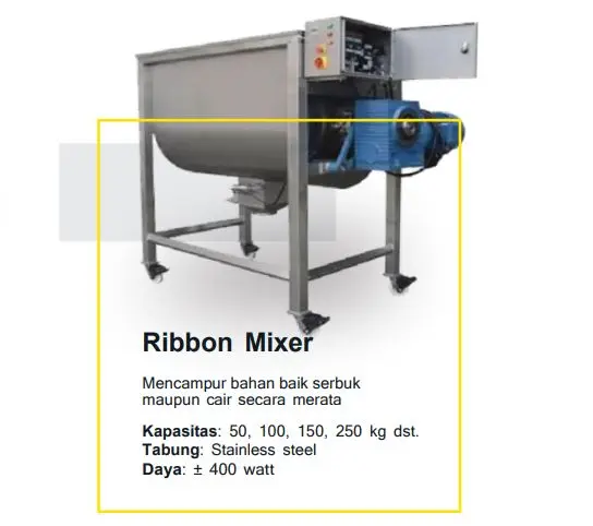 Mesin Ribbon Mixer - Image 1