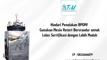 Mesin Retort Berstandar
