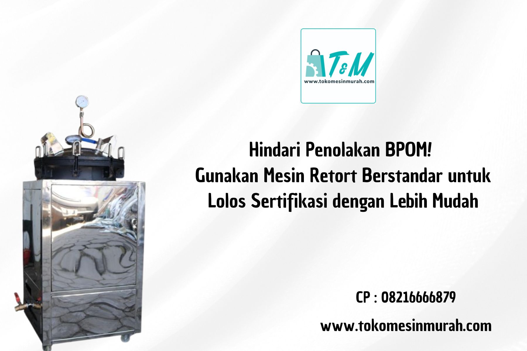 Mesin Retort Berstandar