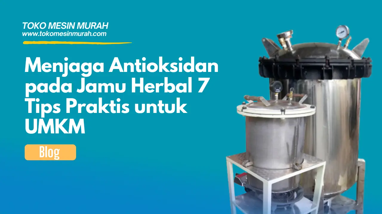 Menjaga Antioksidan pada Jamu