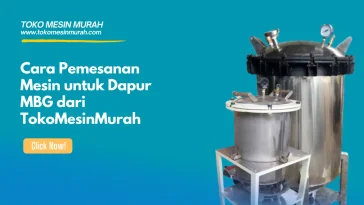 cara pemesanan mesin untuk dapur mbg