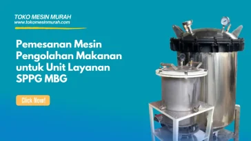 pemesanan mesin pengolahan makanan untuk sppg mbg