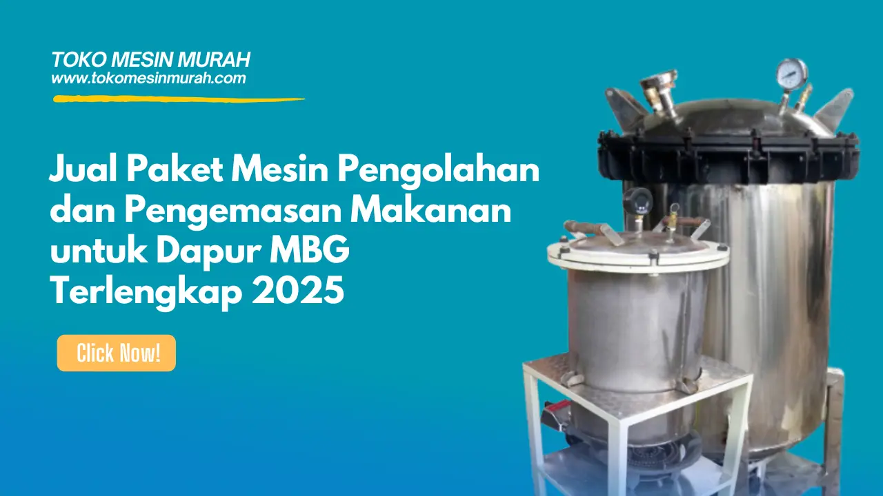 jual paket mesin pengemasan pengolahan makanan mbg