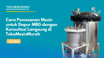 cara pemesanan mesin untuk dapur mbg dan konsultasi langsung