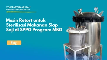 mesin retort untuk sterilisasi makanan siap saji sppg
