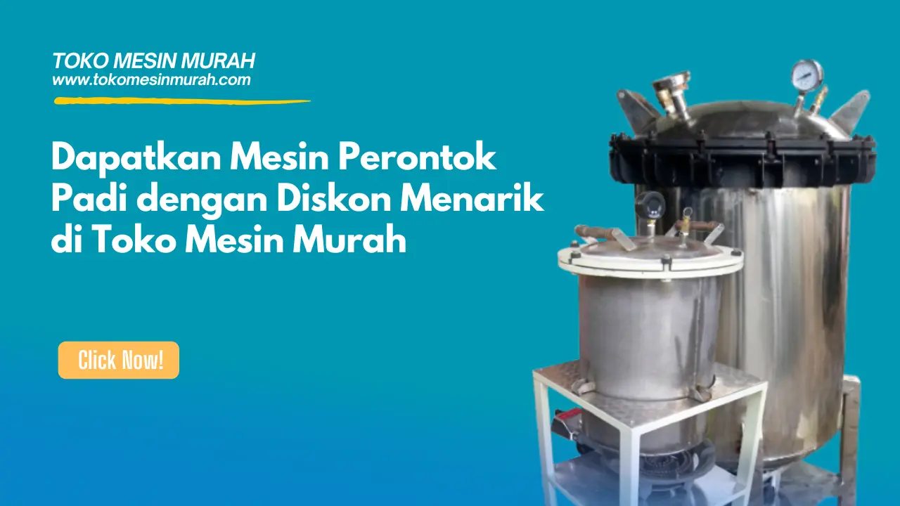 dapatkan mesin perontok padi dengan diskon menarik