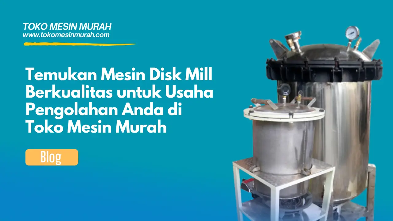 mesin disk mill untuk usaha industri