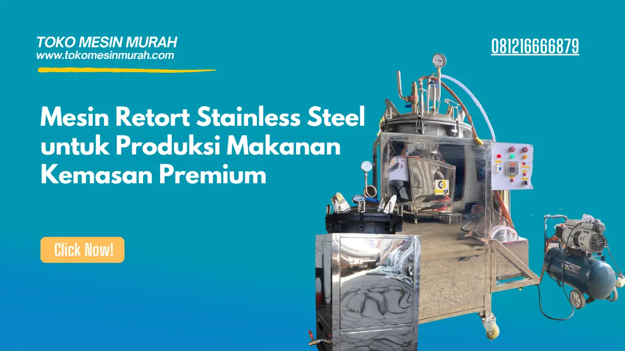mesin retort stainless steel